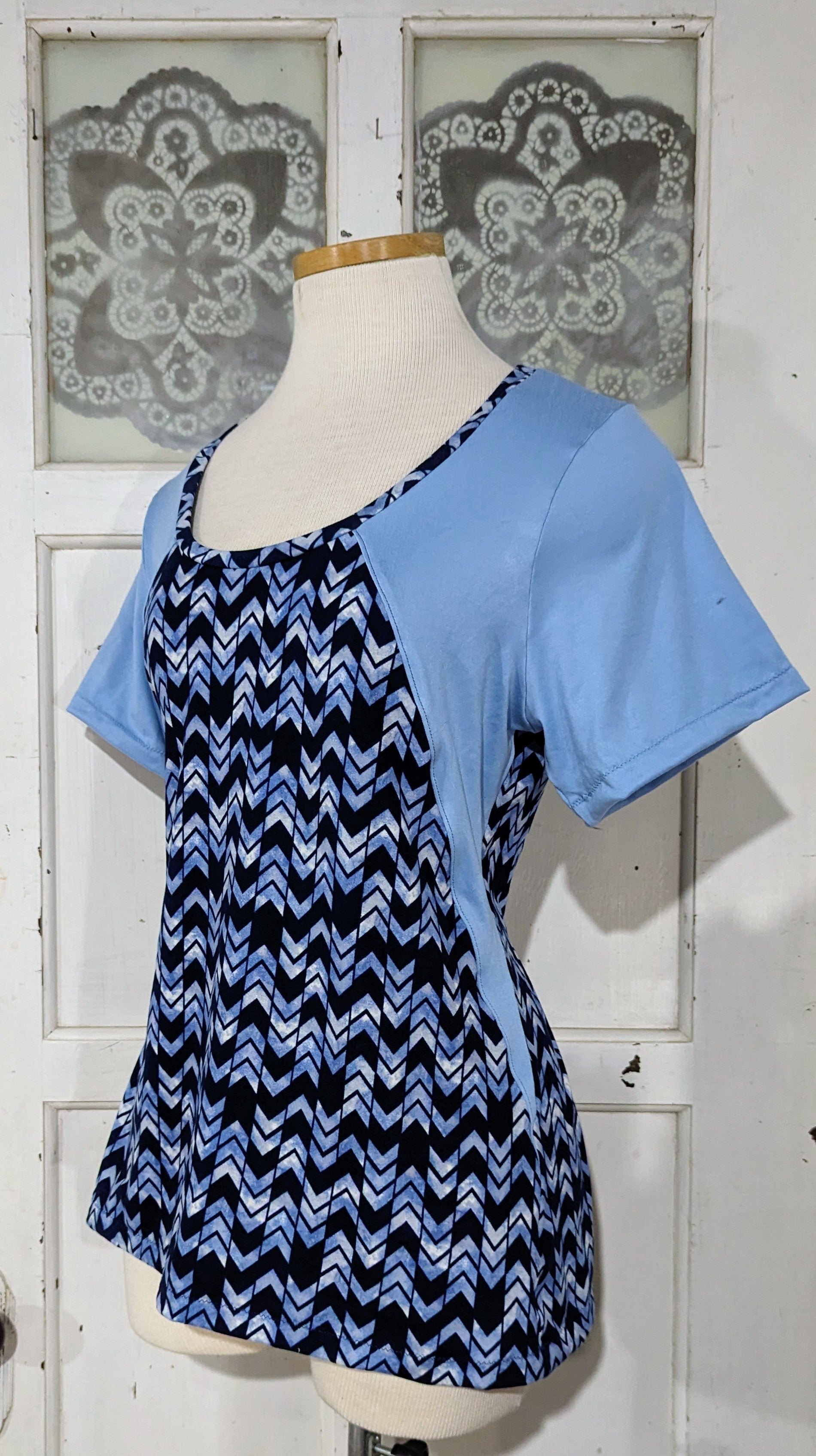 Blue Chevron - Large